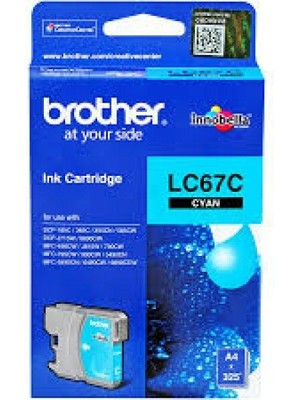 Brother LC67C Mavi Orijinal Mürekkep Kartuş 325 SAYFA DCP385C MFC490CN MFC790CN