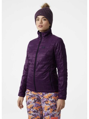 Helly Hansen Kadın W Lifaloft Insulator Şişme Mont Mor Renkli Outdoor Kullanım İçin Hafif Yalıtım