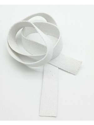 Angel Çanta Aksesuar 3 cm Pamuklu Kolon 1 Metre Beyaz Renk