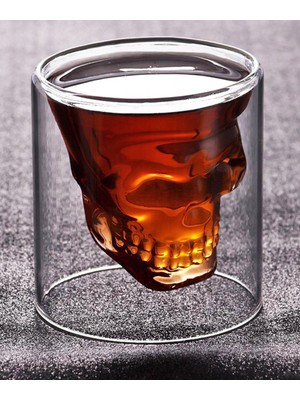 Uray Toptan 75 ml Kuru Kafa Cam Bardak -Likör Shot - Içecek  Bardağı -Crystal Head