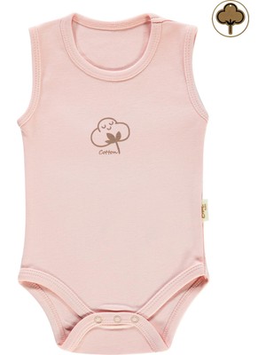 Civil Baby Bebek Organik Çıtçıtlı Badi 0-18 Ay Pembe