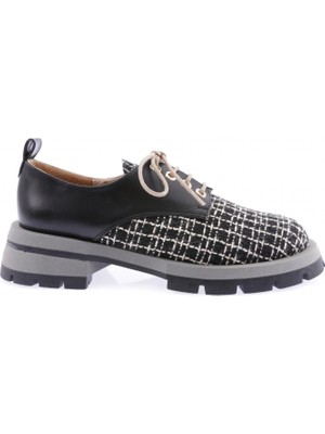 DGN 4003 Kadin Bağcikli Loafer Ayakkabi