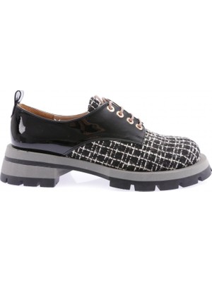 DGN 4003 Kadin Bağcikli Loafer Ayakkabi