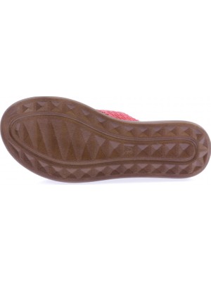 DGN 516 23Y Kadin Lazer Baskili Kalin Taban Terlik