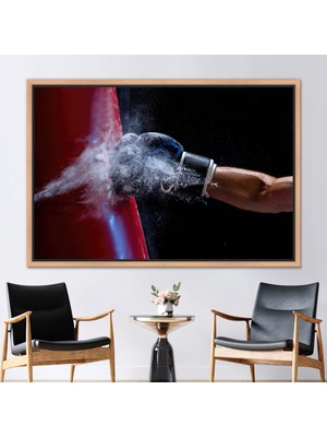 Kayra Export 1 Parça Naturel Çerçeveli Kanvas Tablo Spor Sanat Eseri Erkek Mağarası Sanat