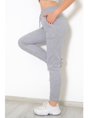 Store41 Şardonlu Jogger Eşofman Altı Gri