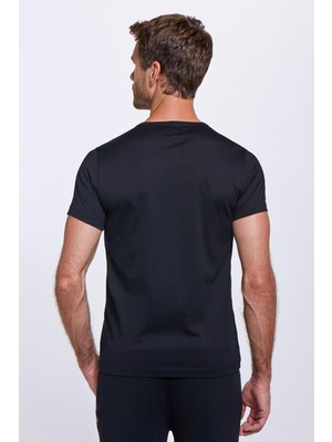 Hemington Siyah V Yaka Basic T-Shirt