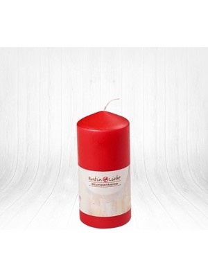 Rubin Licht Rubinlicht Silindir Mum Kırmızı 150X70MM