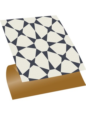 Tink Kendinden Yapışkanlı Yıldızlı Desenli Pvc Karo 30x30 cm 11 Adet 1m2