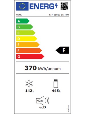 Teka - Rtf 15810 Ss Ttm - Solo Longlife No Frost Buzdolabı - 625 Lt - Inox - 84 cm - 113360000