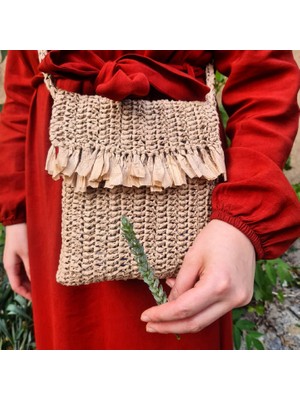 Püsküllü Çanta El Örgüsü