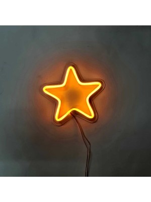 Honey Concept Yıldız Neon LED Amber