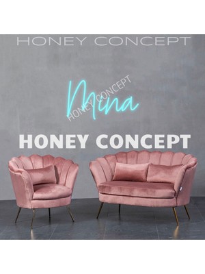 Honey Concept Mina Isim Neon LED Aydınlatma