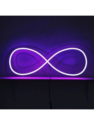 Honey Concept Mavi Sonsuzluk Işareti Neon LED