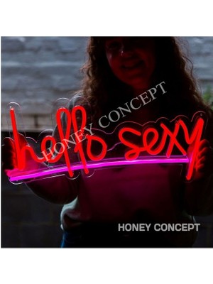 Honey Concept Hello Sexy Neon LED Işık