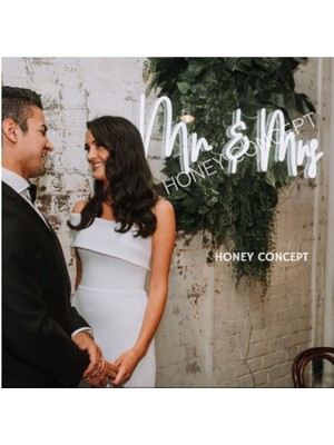 Honey Concept Mr ve Mrs Neon LED