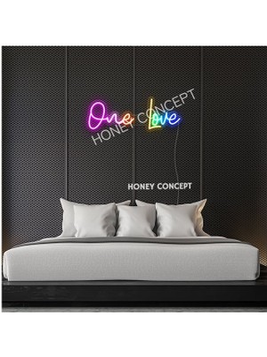 Honey Concept One Love Neon LED Çocuk Odası