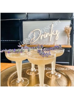 Honey Concept Drinks Neon LED Duvar Aydınlatması