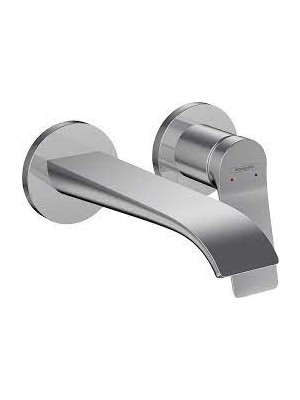 Hansgrohe 75050000 Vivenis Tek Kollu Lavabo Bataryası Ankastre Montaj Duvara Monte 19,5 cm Gaga ile