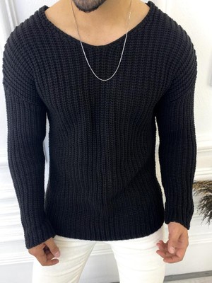 Elku Moda Kazak Oversize Triko Bol Kesim Salaş Kazak