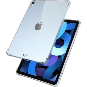 iPad Air 10.9 2022 (5.nesil) Kılıf Şeffaf Silikon Anti Shock Darbe Önleyici Ekstra Koruma Fit Kalıp