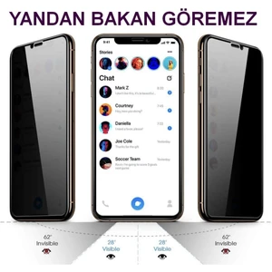 Omix X400 Hayalet Ekran Koruyucu Privacy Gizli Tam Kaplayan Kırılmaz Cam