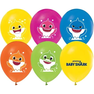 Çıtı Pıtı Store Baby Shark Parti Zamanı Baskılı Pastel 12" Balon