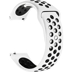 Amazfit Gts - Gts 2- Gts 2e - Gts 2 Mini - Gts 3 (20MM) Delikli Spor Yumuşak Silikon Kordon Kayış
