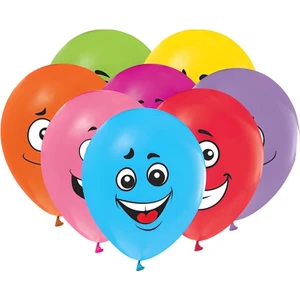 Çıtı Pıtı Store Gülen Surat Baskılı 12" Balon