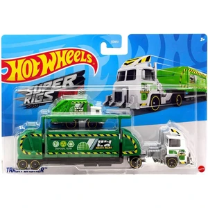 Hot Wheels Orjinal Hot Wheels Taşıyıcı Tırlar Trash Basher HDT07 Orjinal Hot Wheels Taşıyıcı Tır ve Araba