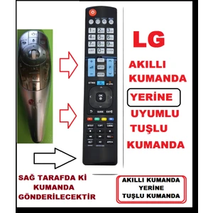 Ata Elektronik Lg AN-MR400P Yerine Tuşlu Model - Lg Sihirli Tüm Modeller ile Tam Uyumlu - Akıllı Tuşlu Model - Smart LCD LED Tv Televizyon Kumanda 930
