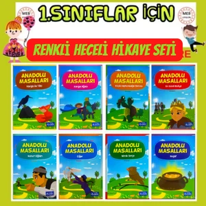 Parıltı 1.sınıf Renkli Heceli süper hikaye seti