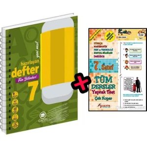 Çanta Yayınları 7. Sınıf Matematik Hazırlayan Defter
