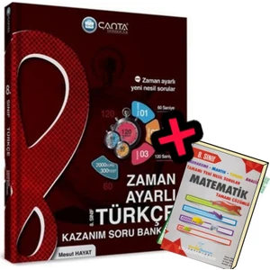 Çanta Yayınları 8.Sınıf Türkçe Kazanım Soru Bankası