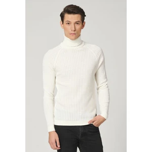 Alexander Gardi Fitilli Triko Balıkçı Yaka Kazak (E20-18059)