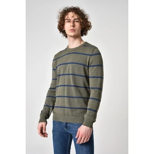 Alexander Gardi Çizgili Pamuklu Kazak (E22-5703)