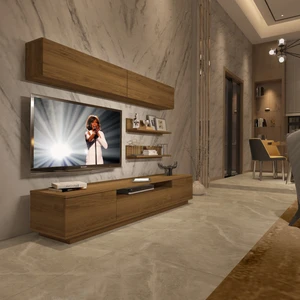 Trendstyle 5s Mdf Tv Ünitesi Tv Sehpası Naturel Pera
