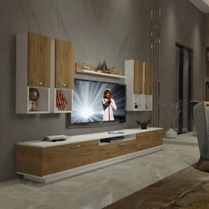 Trendstyle 8da Mdf Tv Ünitesi Tv Sehpası Beyaz Pera