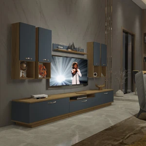 Trendstyle 8da Mdf Tv Ünitesi Tv Sehpası Pera Antrasit