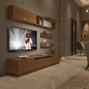 Trendstyle 5220 Mdf Tv Ünitesi Tv Sehpası Naturel Ceviz