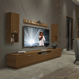 Trendstyle 270DA Mdf Tv Ünitesi Tv Sehpası Naturel Ceviz