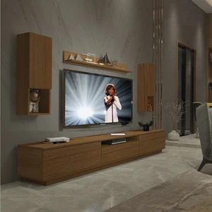 Trendstyle 270DAS Mdf Tv Ünitesi Tv Sehpası Naturel Ceviz