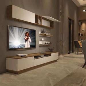 Trendstyle 5220S Mdf Tv Ünitesi Tv Sehpası Pera Beyaz
