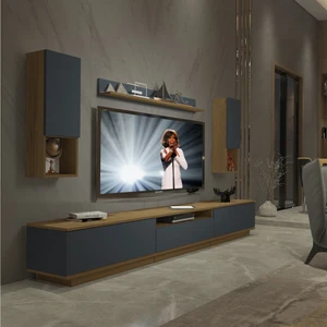 Trendstyle 270DAS Mdf Tv Ünitesi Tv Sehpası Pera Antrasit