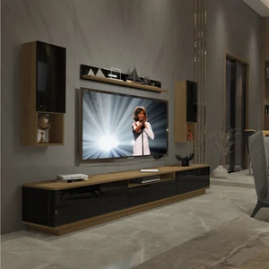 Trendstyle 270DAS Mdf Tv Ünitesi Tv Sehpası Pera Siyah