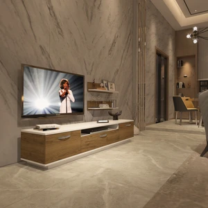 Trendstyle 4 Mdf Tv Ünitesi Tv Sehpası Beyaz Pera