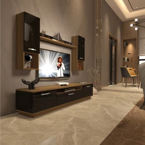 Trendstyle 5da Mdf Tv Ünitesi Tv Sehpası Pera Siyah