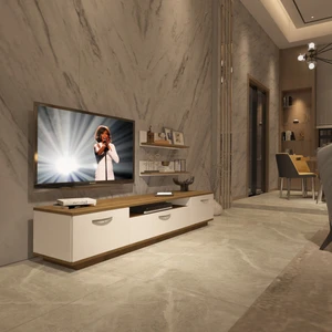 Trendstyle 4 Mdf Tv Ünitesi Tv Sehpası Pera Beyaz
