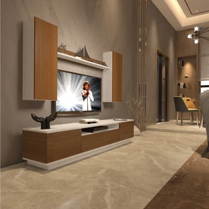 Trendstyle 5ds Mdf Tv Ünitesi Tv Sehpası Beyaz Ceviz