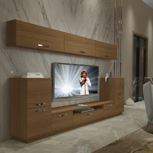 Trendstyle 9 Slm Tv Ünitesi Tv Sehpası Naturel Ceviz
